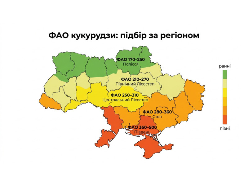 Що таке ФАО кукурудзи: групи стиглості, таблиця та підбір за регіоном