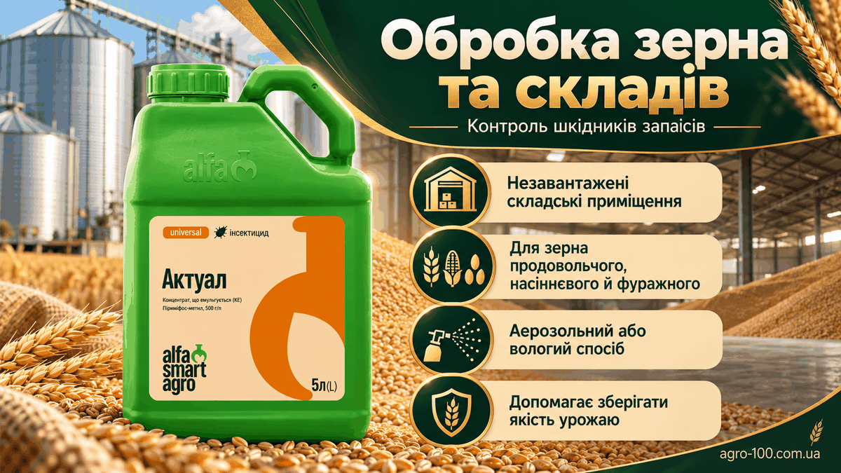 Актуал — обробка зерна та порожніх складів