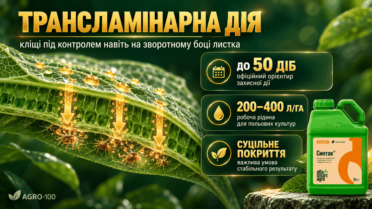 Синтак, КС — контроль стадій розвитку кліща