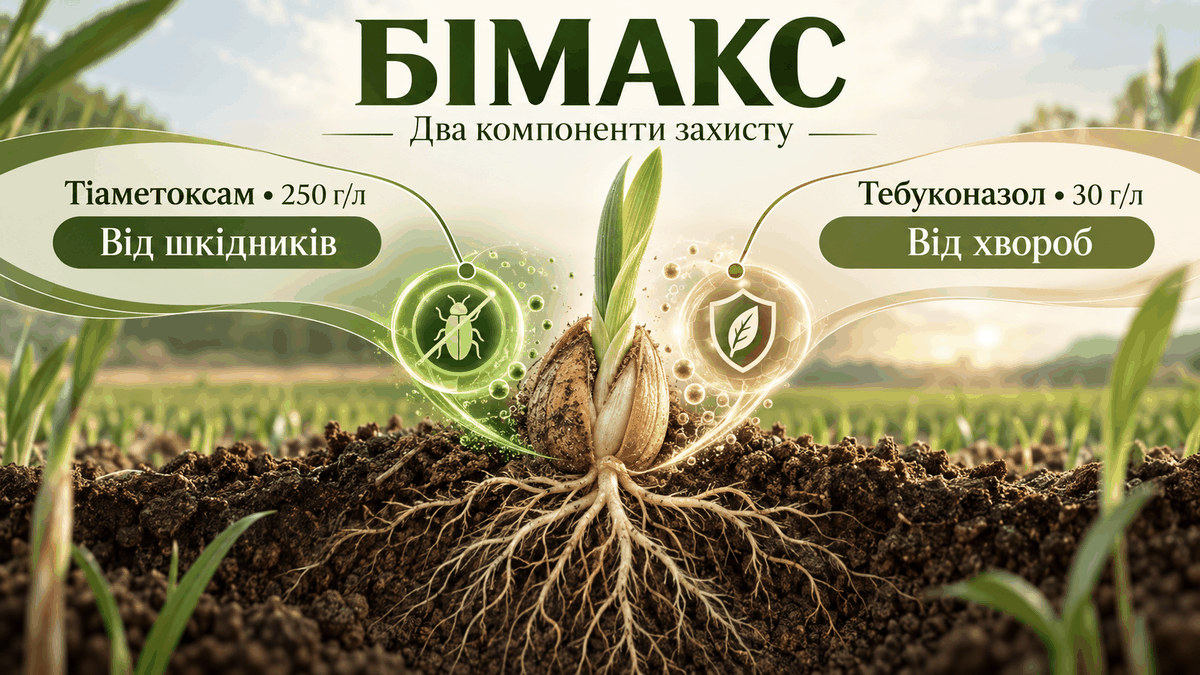 Бімакс ТН: системна інсектицидна та фунгіцидна дія