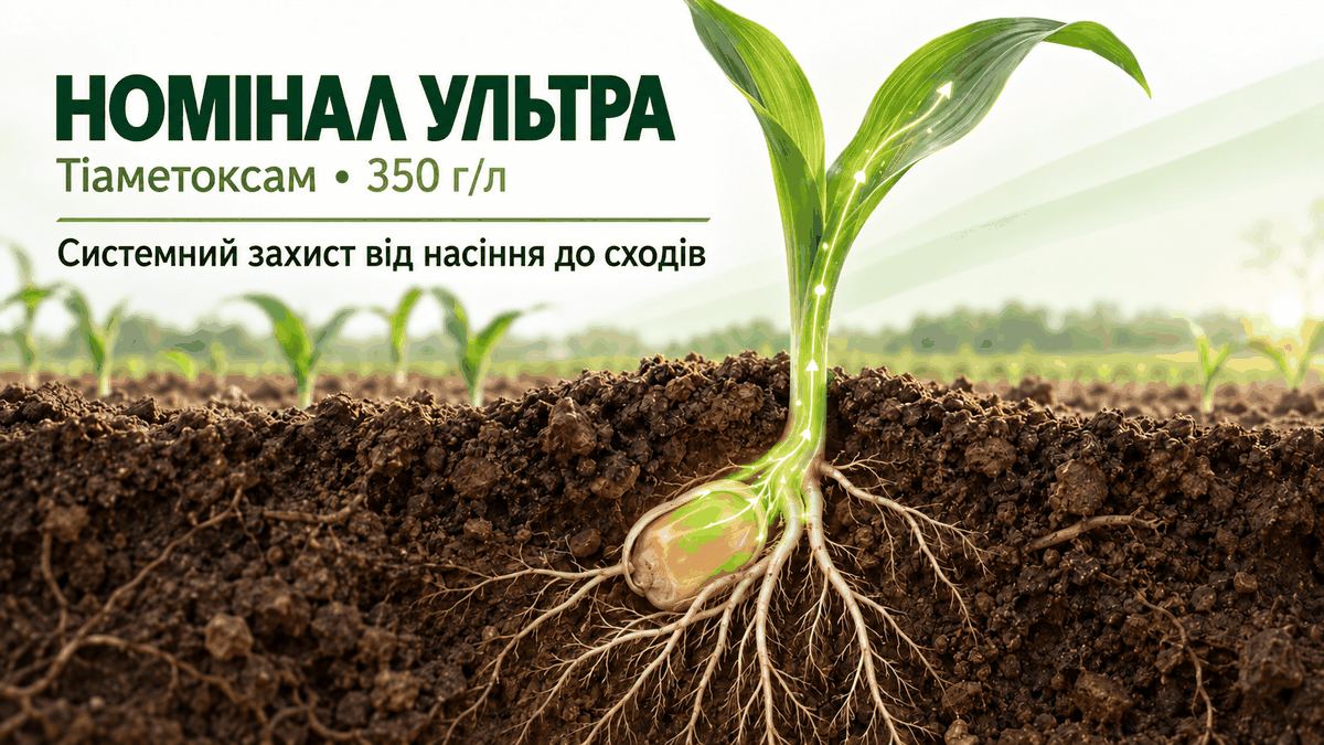 Номінал Ультра: системний рух тіаметоксаму від насіння до сходів