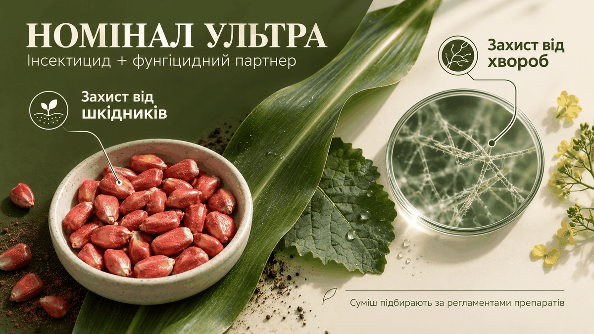 Номінал Ультра та фунгіцидний партнер: захист від шкідників і хвороб