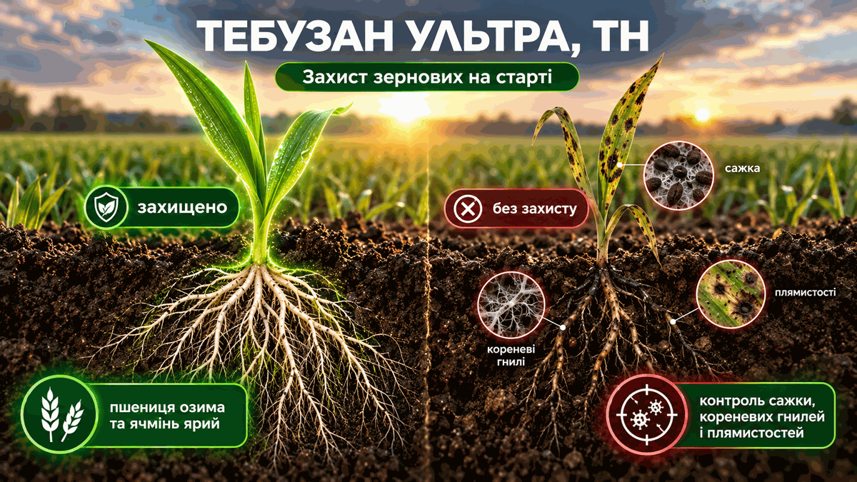 Тебузан Ультра: коренева система та захист проростка