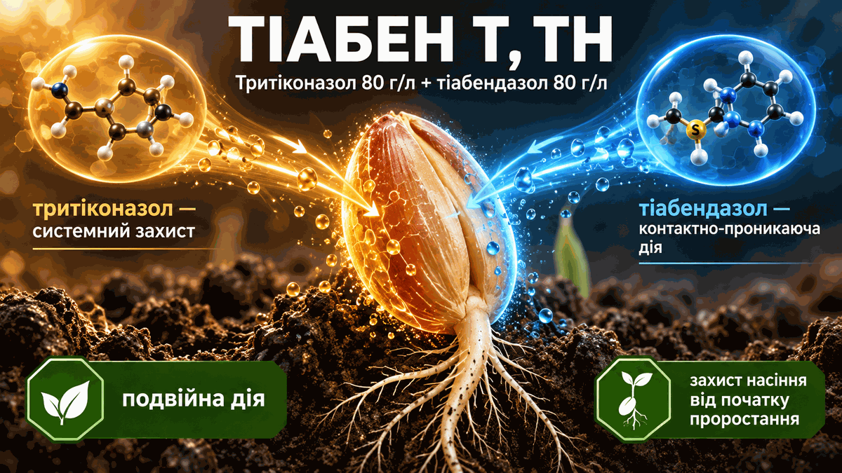 Тіабен Т: тритіконазол, тіабендазол і мікроелементи