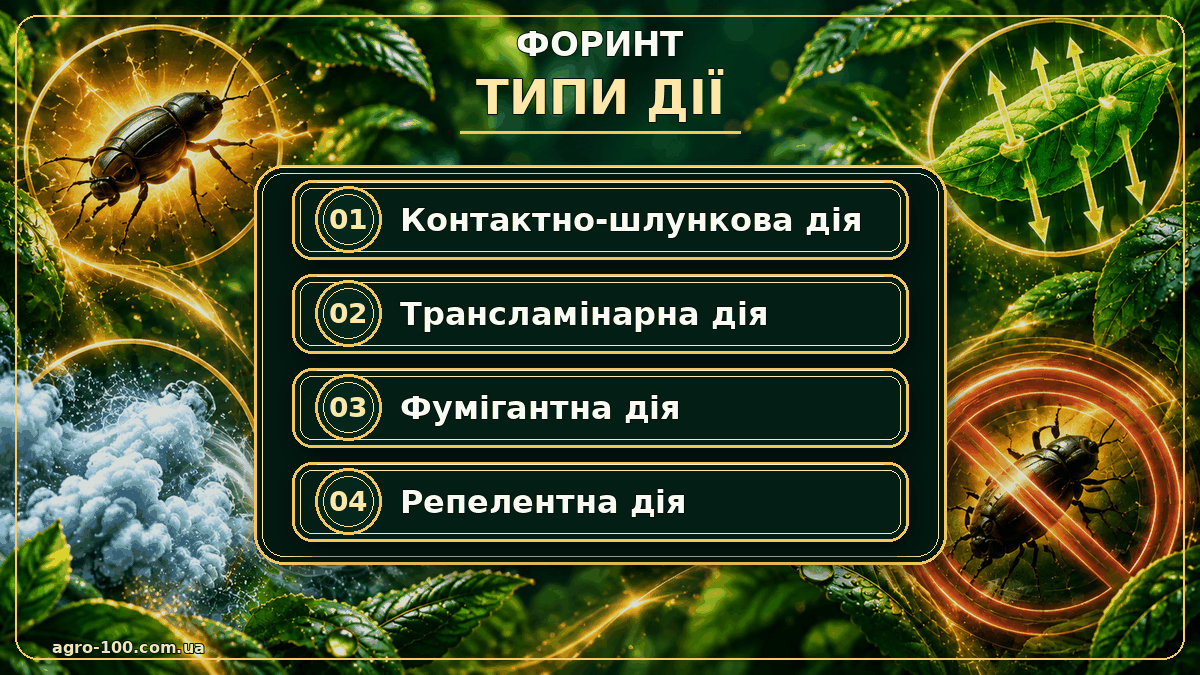 Форинт, КЕ — хлорпірифос 500 г/л та циперметрин 50 г/л